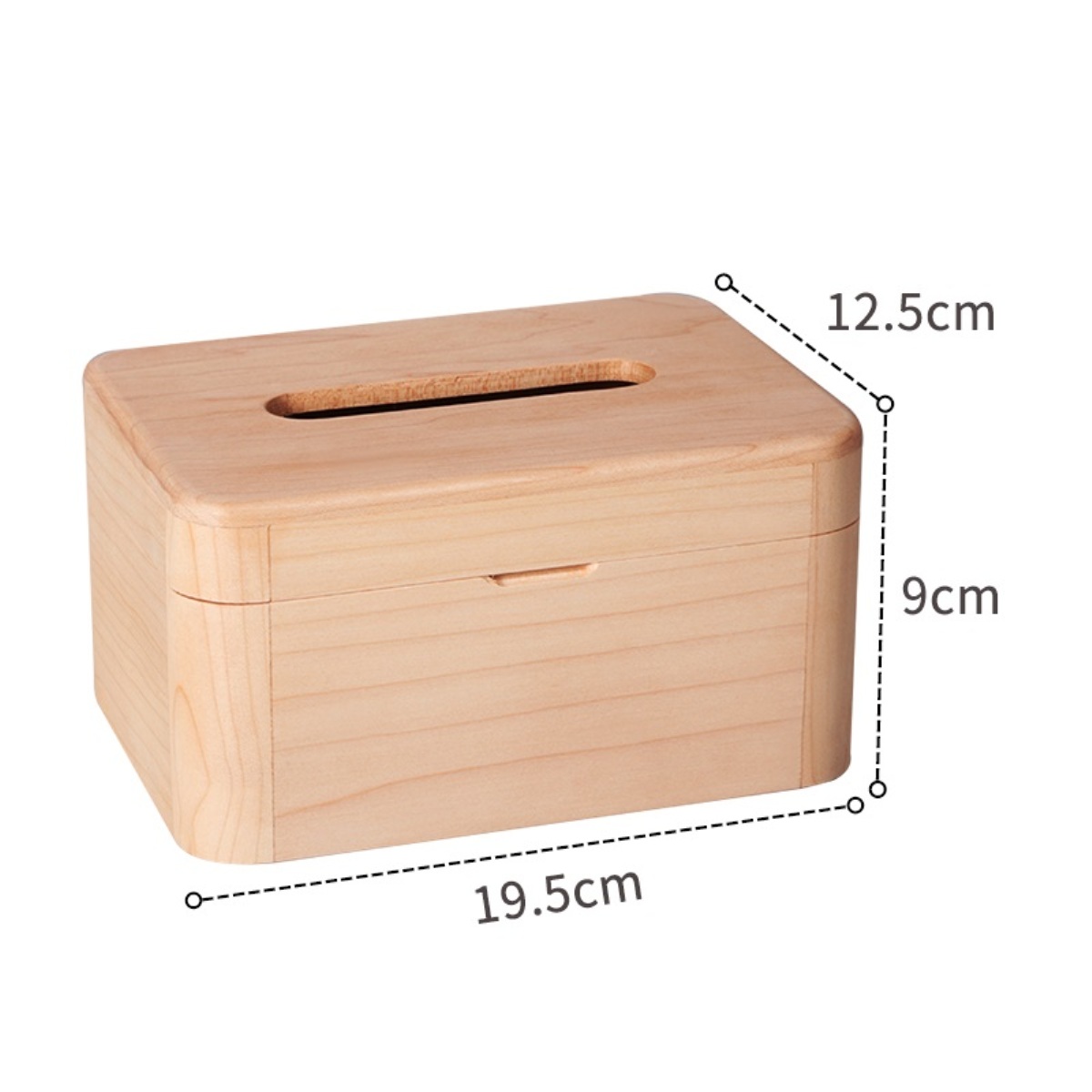 Wooden Facial Tissue Box